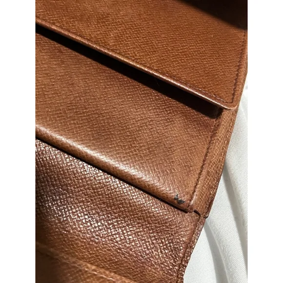 Authentic Women's Louis-Vuitton Monogram Portefeuille-IBrown Wallet One Size - Picture 8 of 13